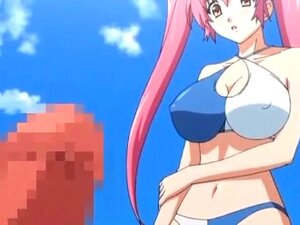 Splendide poupée anime à gros seins baisée hardcore à la plage.