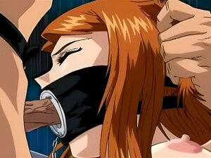 Esclave sexuelle hentai gangbangée dans une orgie BDSM. Esclave