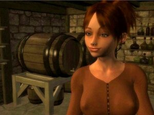 Un trio shemale anime en 3D avec des nichons baisé et éjaculé dans