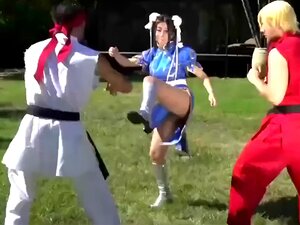 Clip Porno mettant en vedette une parodie de Street Fighter (VP