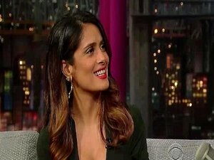 Salma Hayek - Letterman Show