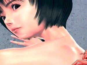 Babe animée en 3D aux cheveux courts adore la bite charnue