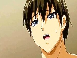 Anime avec des gros nichons frottant une bite
