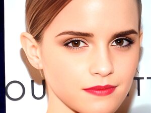 Emma Watson Hommage au sperme #1 (slomo, 2 webcams)