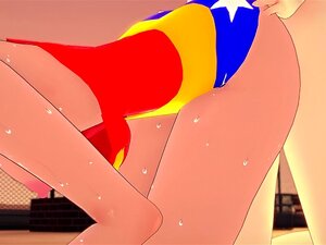 Wonder Woman ayant des relations sexuelles DC universe Hentai POV non