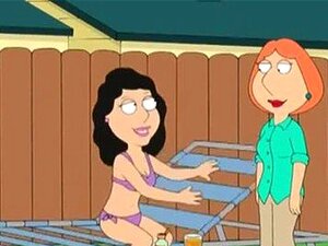 stepfamily Guy Hentai - Lesbiennes de Backyard