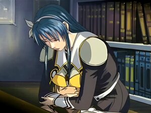 Deux filles sexy d'anime font une pipe. Des filles sexy d'anime avec