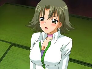 Une journaliste lesbienne Hentai se fait lécher