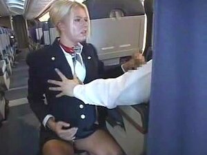 Air stewardess HJ et BJ mile high club,