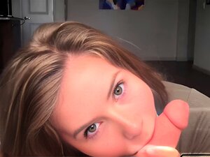 MILF très SEXY fait une pipe avec éjaculation dans la bouche partie