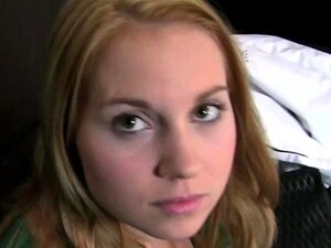 FakeAgent Innocente blonde aux yeux doux piégée pour prendre une