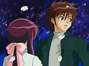 Sexe d'anime dans la forêt