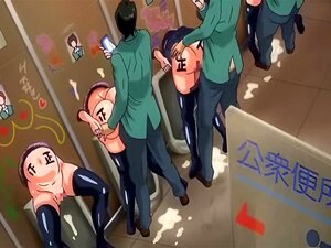 Salope hentai lascive faisant une pipe avec désir