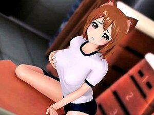 Porno 3D de fille chat