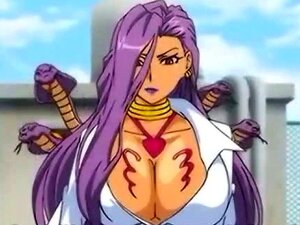 L'anime se fait percer des trous par des tentacules. L'anime se FAIT