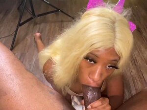 Midget Mini Stud-*** foré dur et rapide