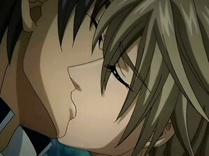 Deux hentai gay avec un baiser sans fin