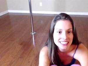 Poledancing WEBCAM Strip-tease masturbation avec un vibromasseur