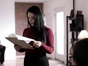 TEMPS ADULTE-Angela White Guide Une Cliente Timide Tout Au Long D'Une