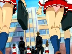 Une écolière bondage hentai avec un museau se fait goder