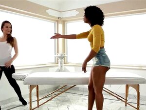 Ébène les léchages de massage