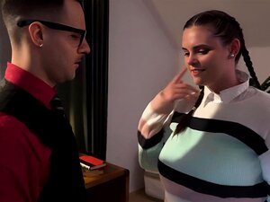 Un professeur éjacule accidentellement dans une étudiante aux