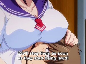 Première fille d'anime mignonne avec un hentai