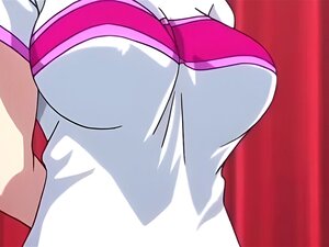 Prof de hentai avec de gros nichons baise brutalement en bondage. Prof