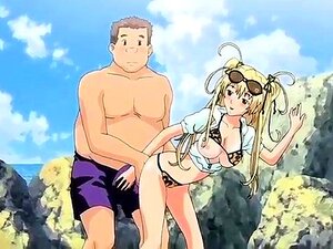 Une bombe hentai se fait servir une bite dure par derrière